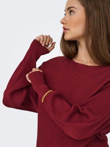 ONLY ONLADALINE Pull en maille -Cabernet - 15226298