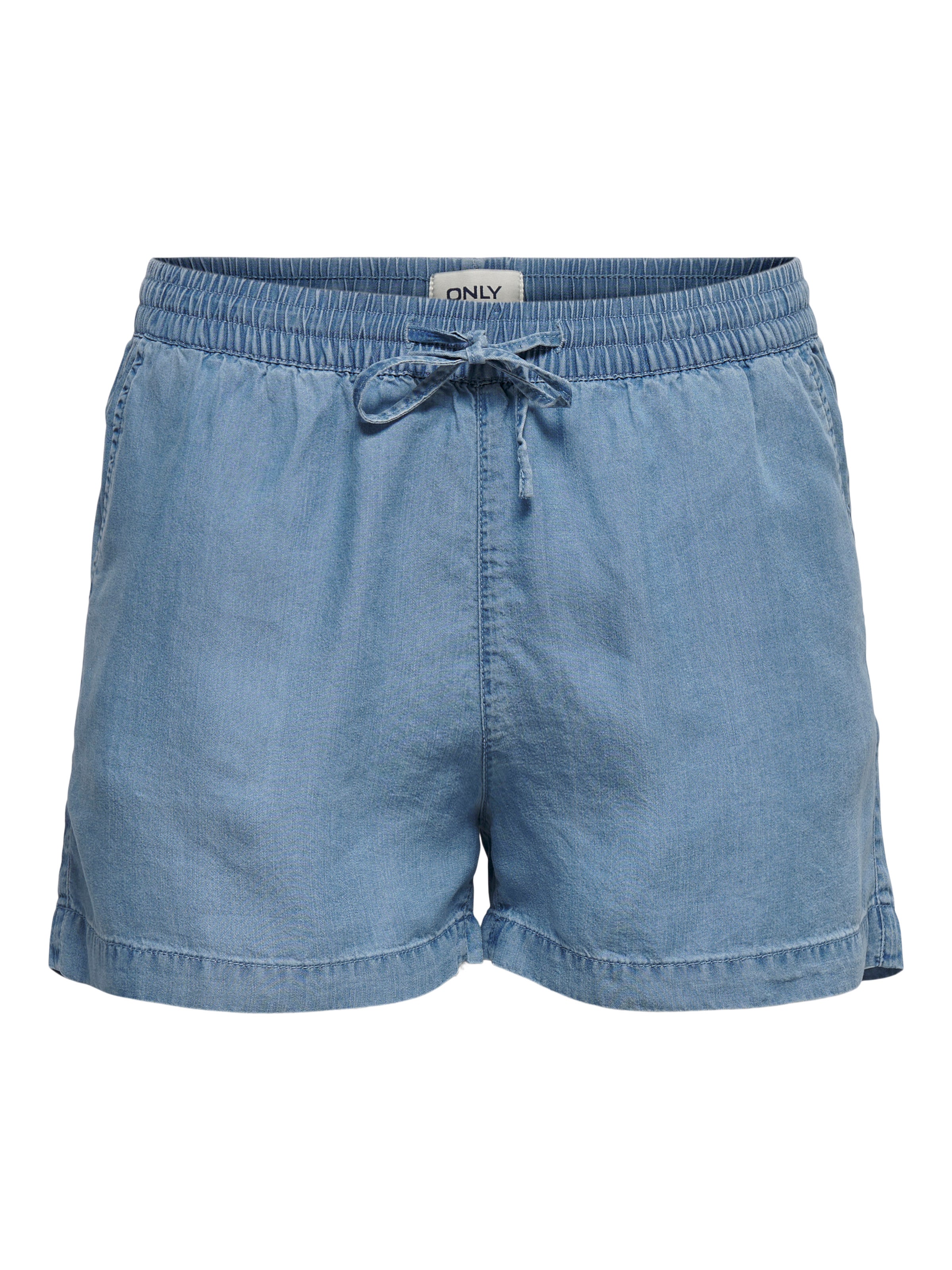 Thumbnail - Onlpema Mittlere Taille Locker Geschnitten Jeans-shorts