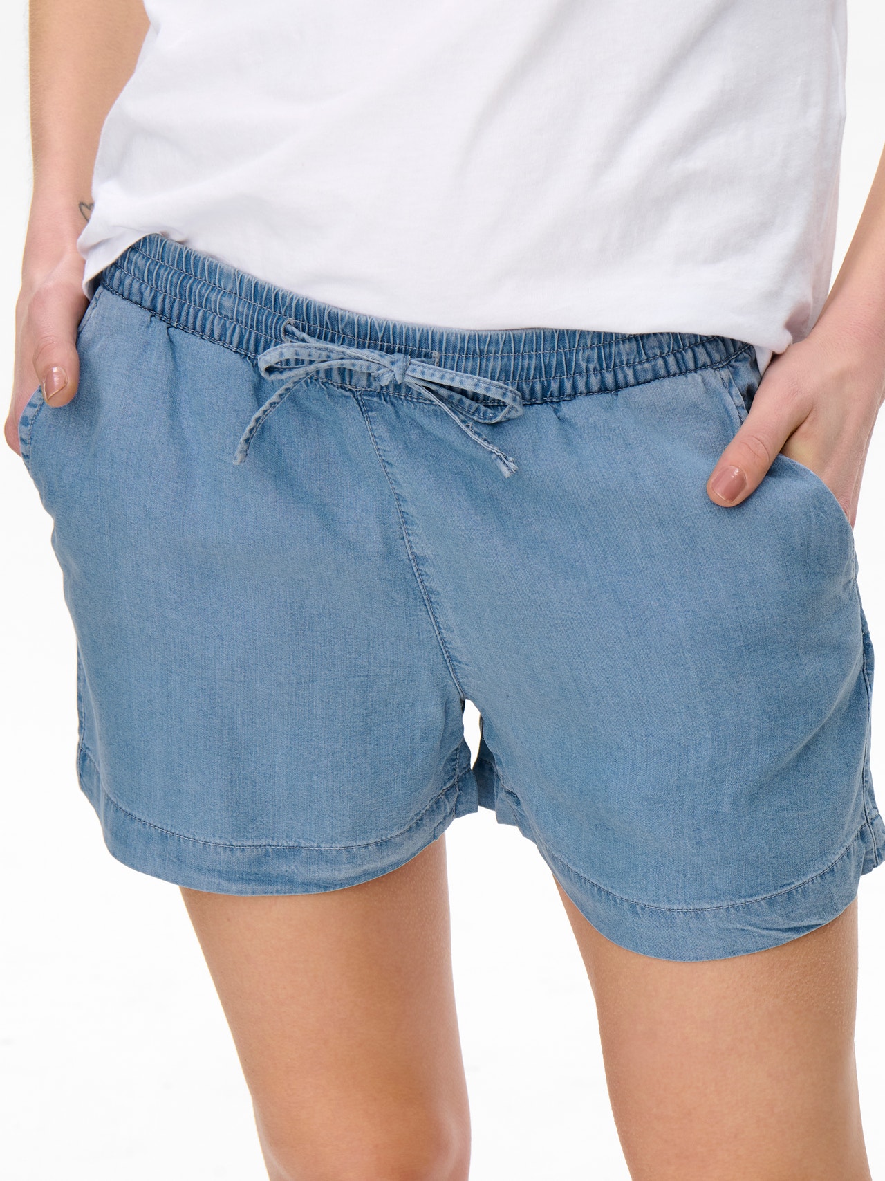 Pantaloncini Di Jeans Da Donna Pantaloni Dritti Da Cowboy A Vita Alta Casual P956532 Pantaloncini Di Jeans Da Donna Pantaloni Dritti Da Cowboy A Vita Alta Casual P956532