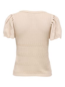 ONLY JDYSOLIS Knitted pullover -Tapioca - 15226335