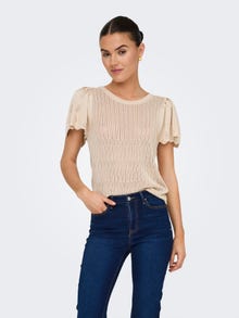 ONLY JDYSOLIS Knitted pullover -Tapioca - 15226335