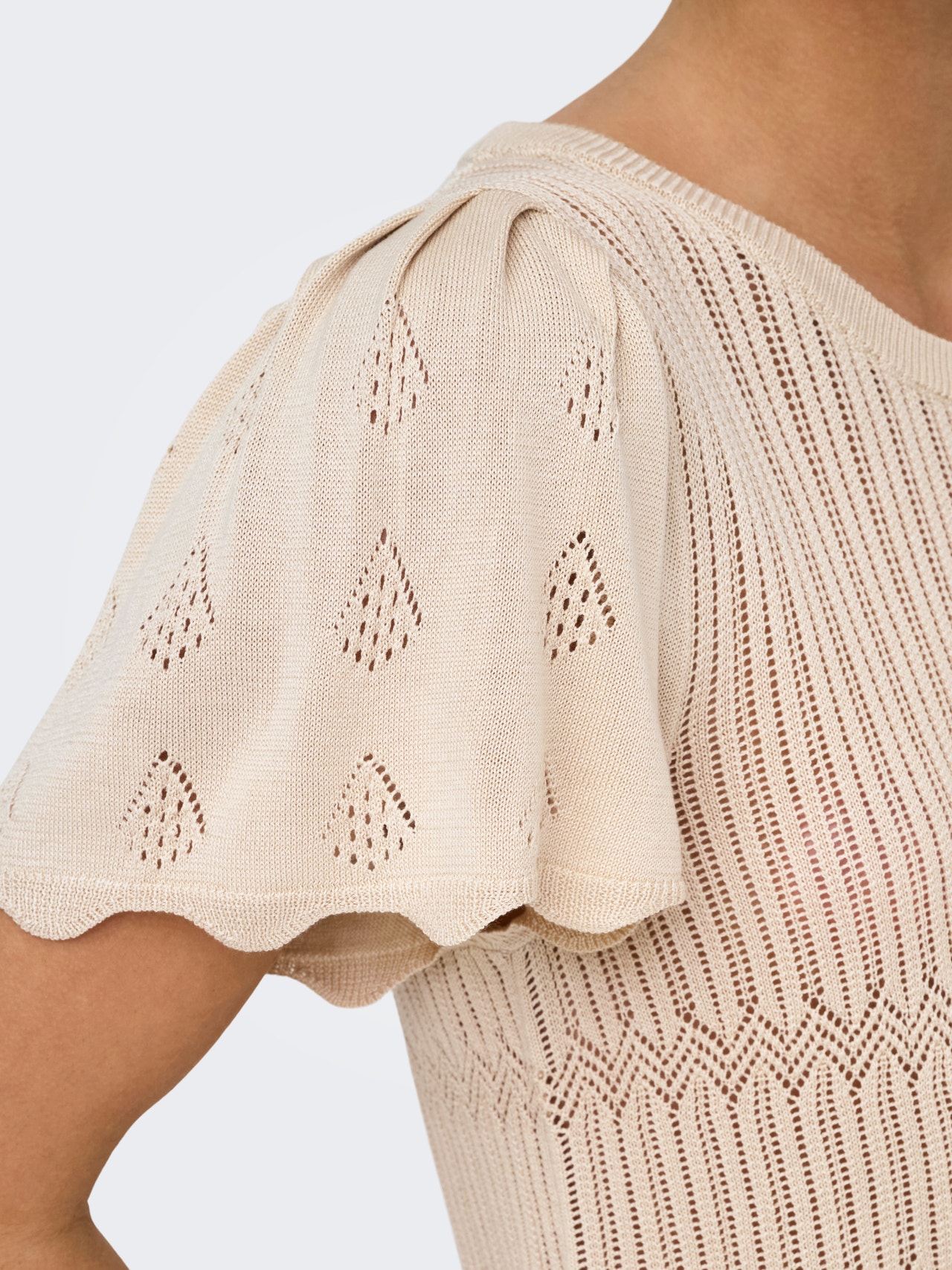 ONLY JDYSOLIS Knitted pullover -Tapioca - 15226335