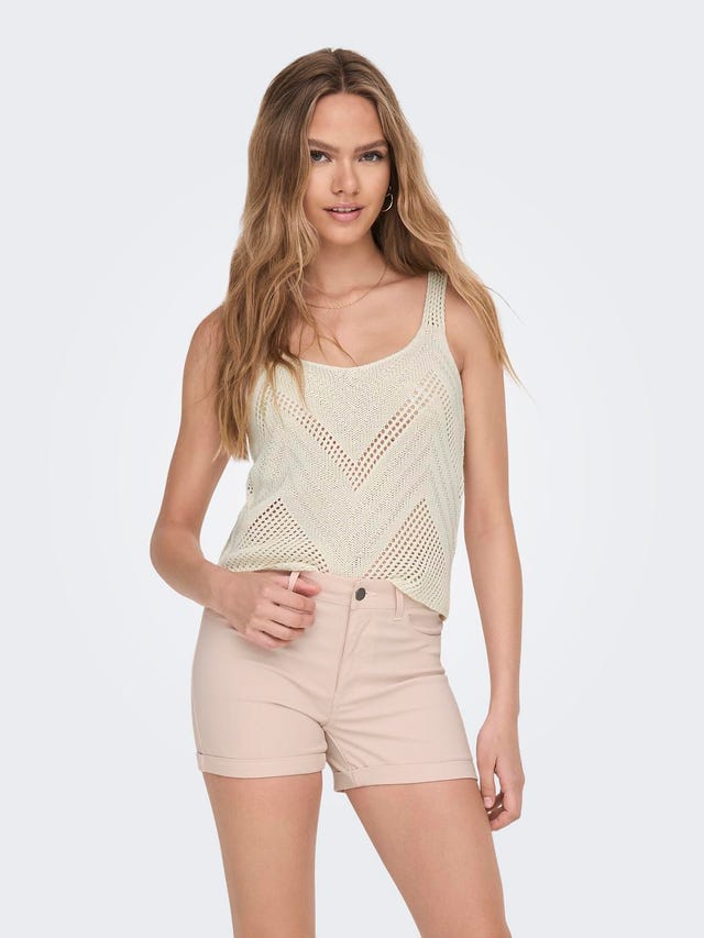 ONLY Textured Knitted Top - 15226348