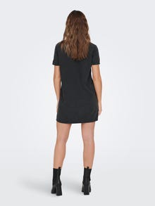 ONLY Printed Short sleeved dress -Black - 15226493
