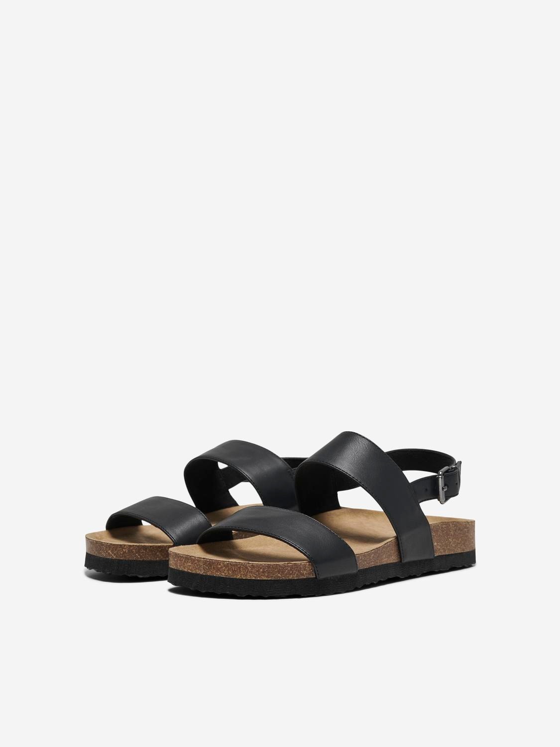 ONLY Sandals with buckle -Black - 15226582