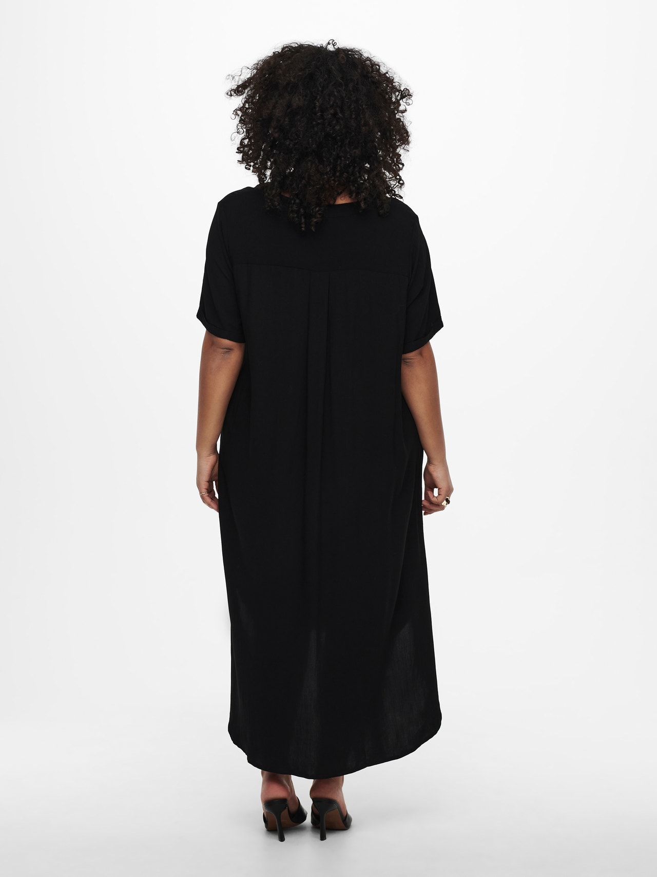 ONLY Voluptueuse, ample Robe-chemise -Black - 15226675