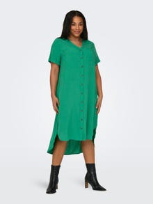 ONLY Curvy loose fit Blousejurk -Green Bee - 15226675