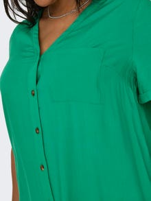 ONLY Curvy loose fit Blousejurk -Green Bee - 15226675