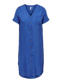 ONLY Curvy loose fitted Shirt dress -Dazzling Blue - 15226675