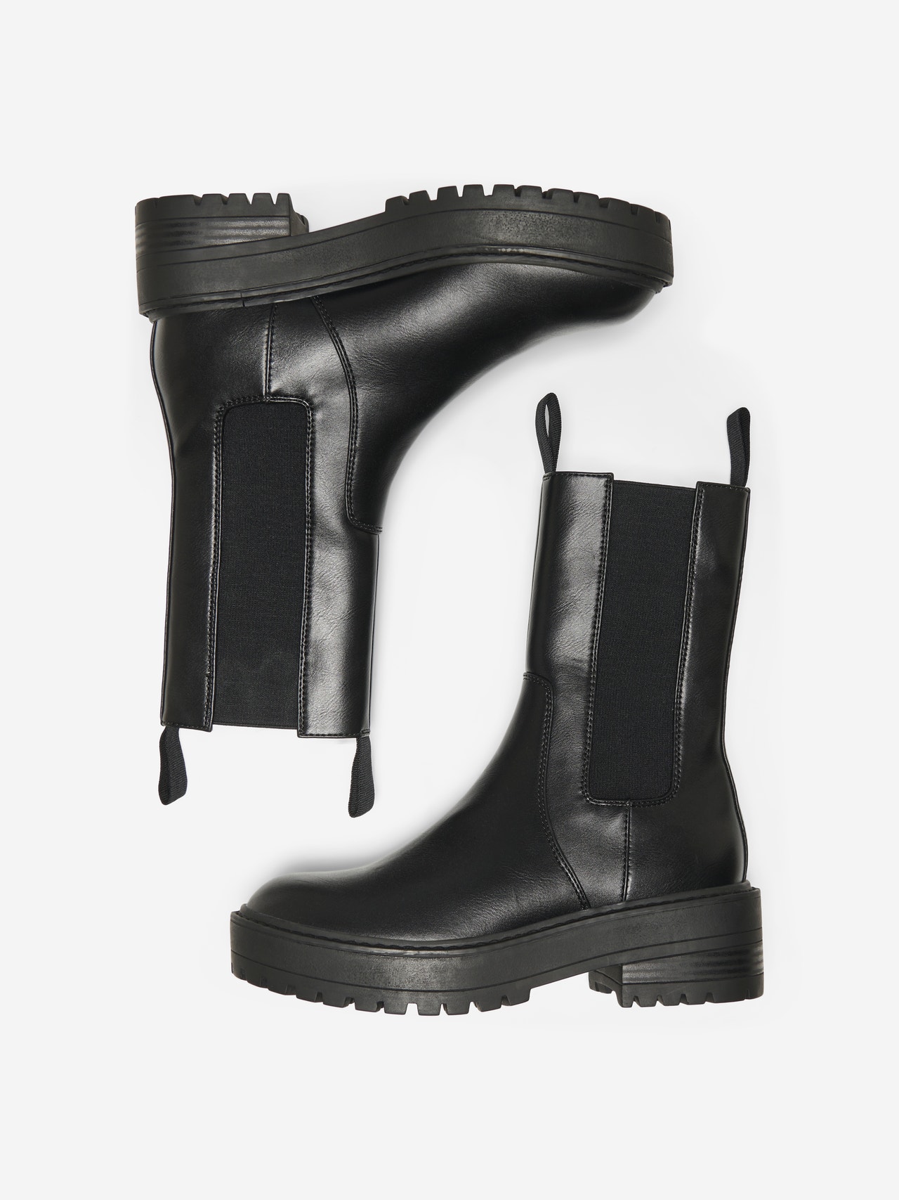 ONLY Bottes Bout rond -Black - 15226844