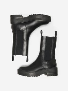 ONLY Faux leather Boots -Black - 15226844