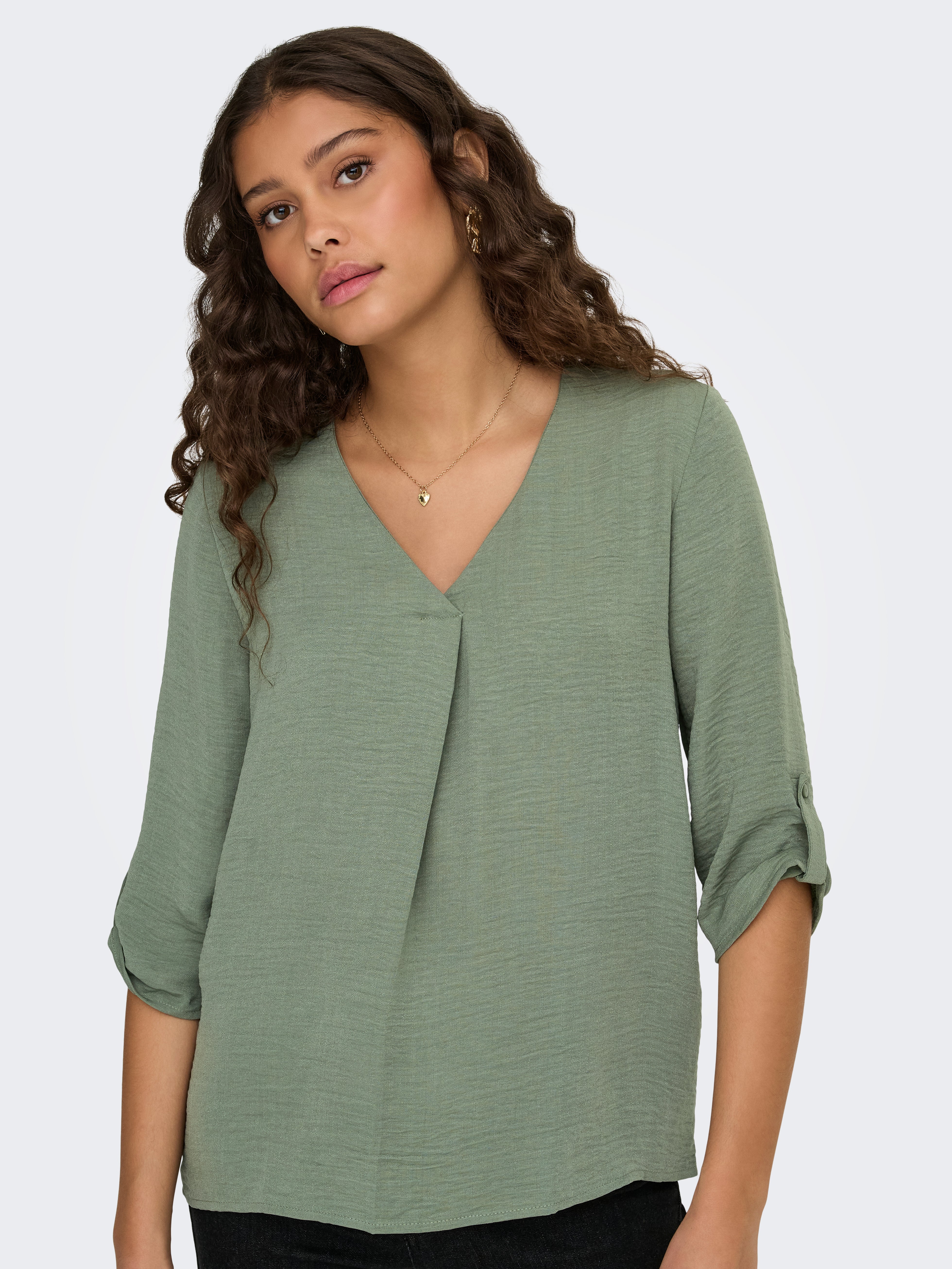 JDY DIVYA 3/4 LOOSE NOOS - Camicia - black/nero JDY DIVYA 3/4 LOOSE NOOS - Camicia - black/nero