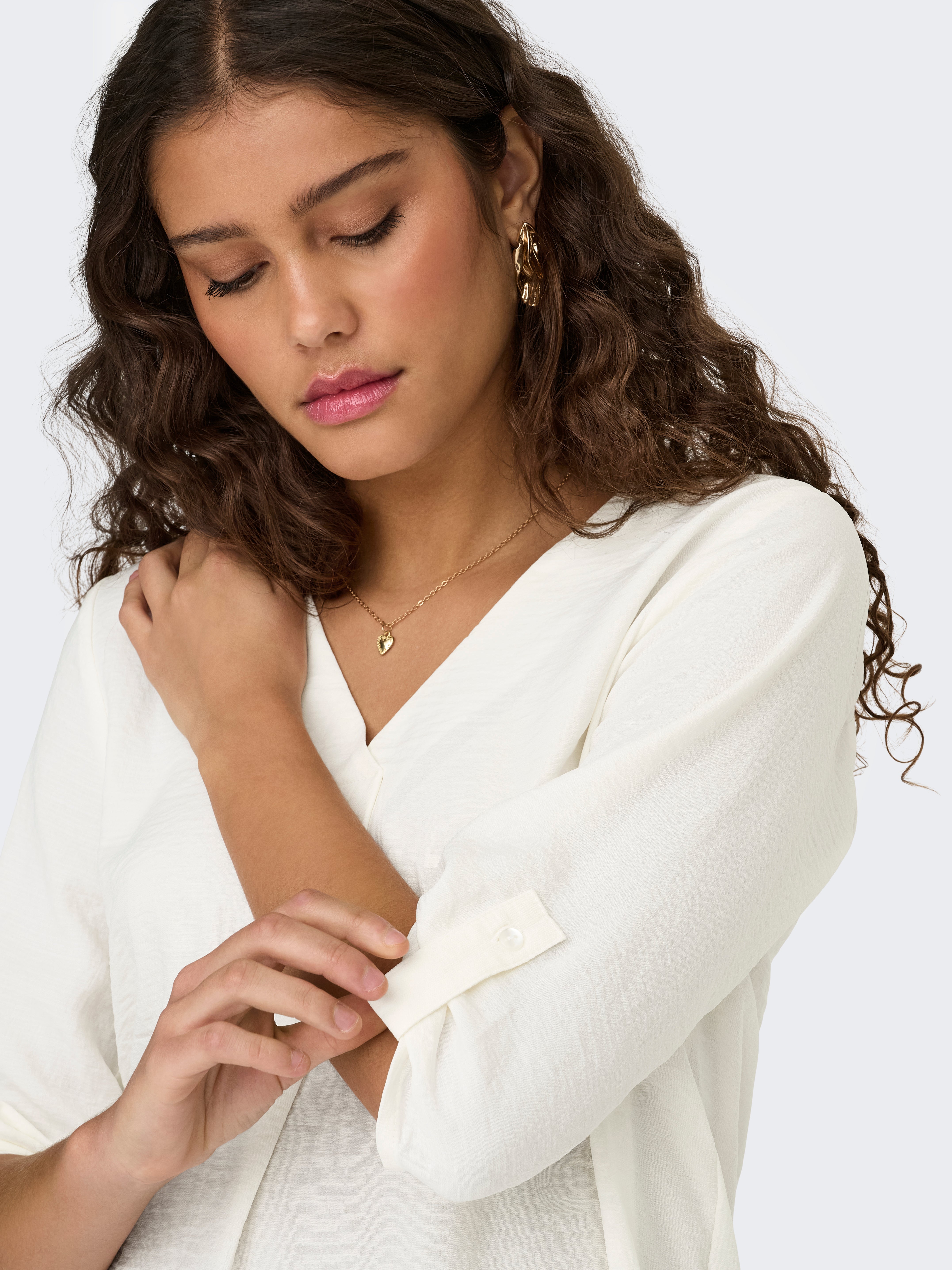 Twisted stretch top- 3/4 mouw - eekhoorntjes