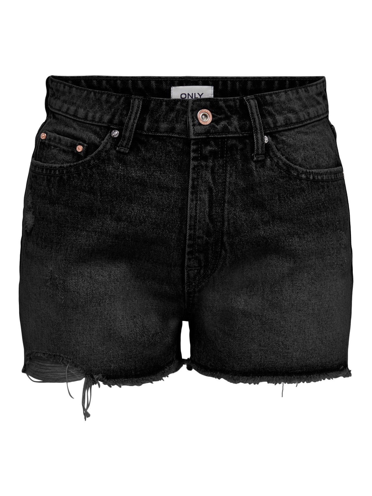 ONLY ONLFine life hw grey Denim shorts -Black Denim - 15226961