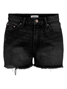 ONLY ONLFine vie hw gris Shorts en jean -Black Denim - 15226961