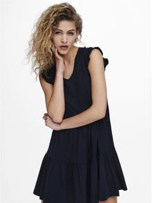 ONLY Mini dress with frills -Night Sky - 15226992