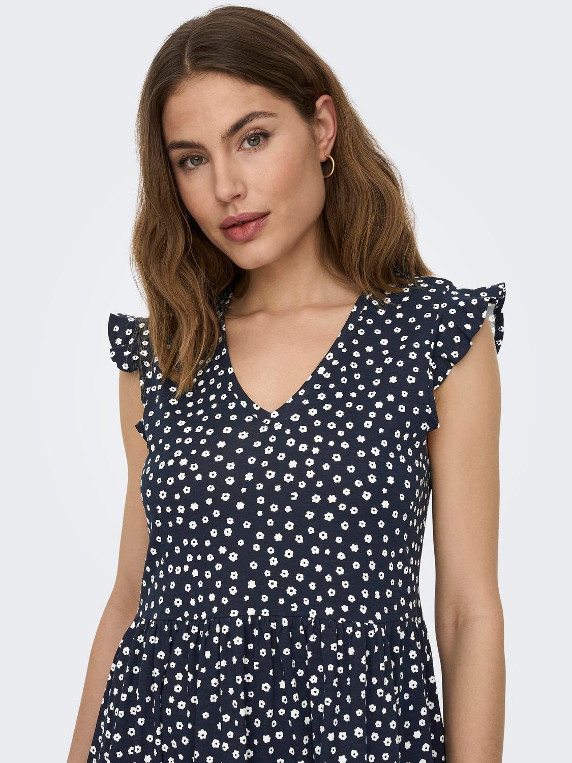 ONLY Ruches Jurk -Night Sky - 15226992