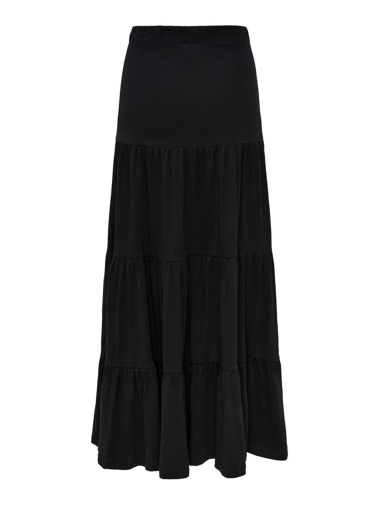 ONLY Frill Maxi skirt -Black - 15226994