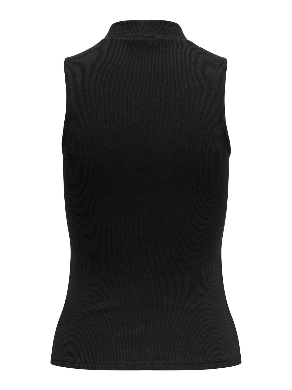 ONLY Tops Slim Fit Col haut -Black - 15227000