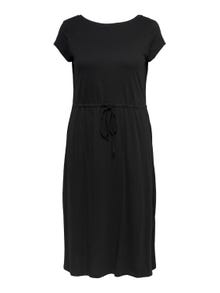 ONLY Robe longue Regular Fit Col rond -Black - 15227183