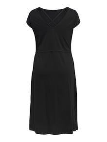ONLY Regular fit O-hals Lange jurk -Black - 15227183