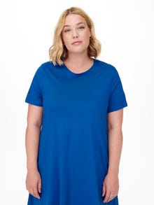ONLY Curvy loose fitted Dress -Strong Blue - 15227186