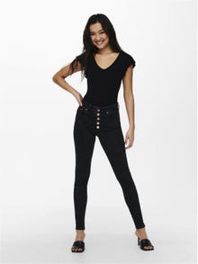 ONLY Tops Regular Fit Col rond -Black - 15227187