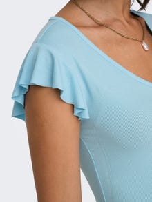 ONLY Regular Fit Round Neck Top -Clear Sky - 15227187