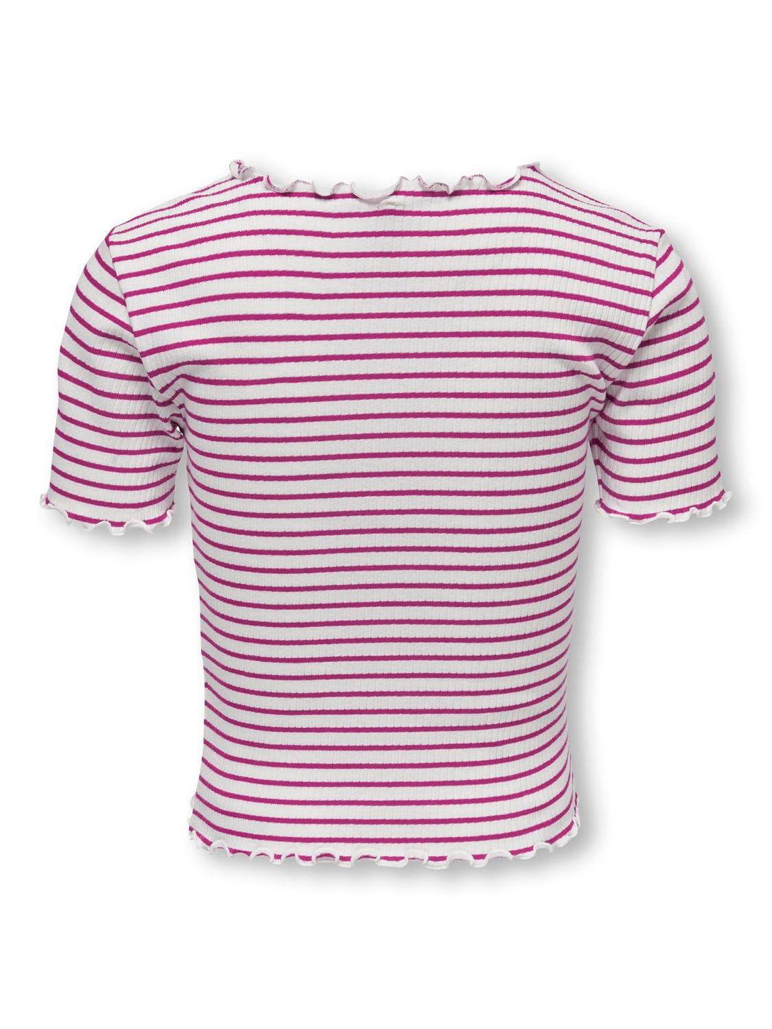 ONLY Striped Top -Very Berry - 15227401