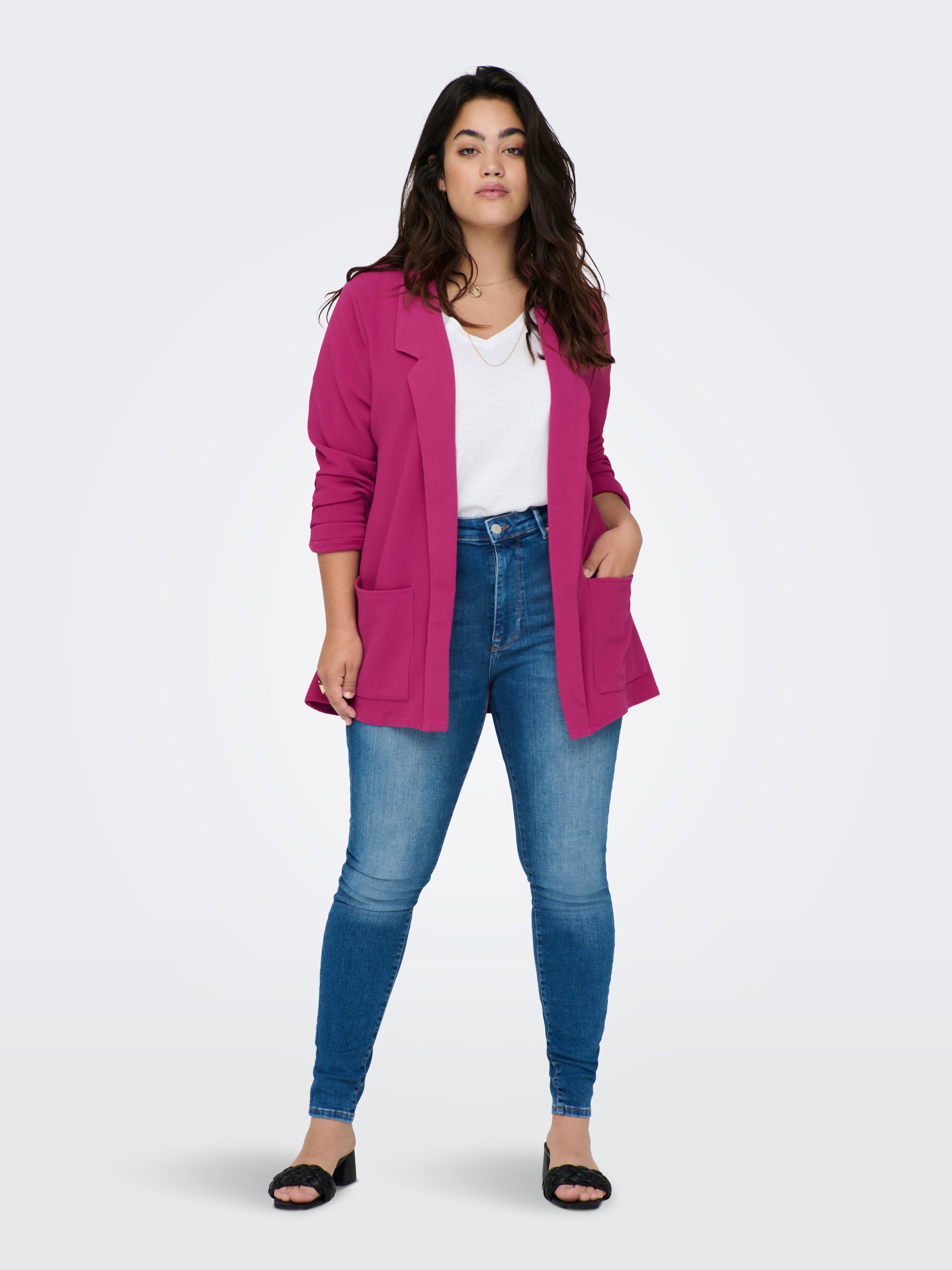 CARBETTY Blazer | Dunkles Violett | ONLY®