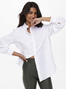 ONLY Regular fit Overhemd kraag Overhemd -White - 15227677