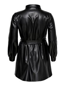ONLY Okragly dekolt Krótka sukienka -Black - 15227970