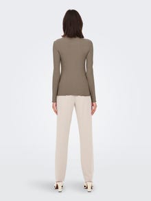 ONLY Long sleeved Top -Walnut - 15228065