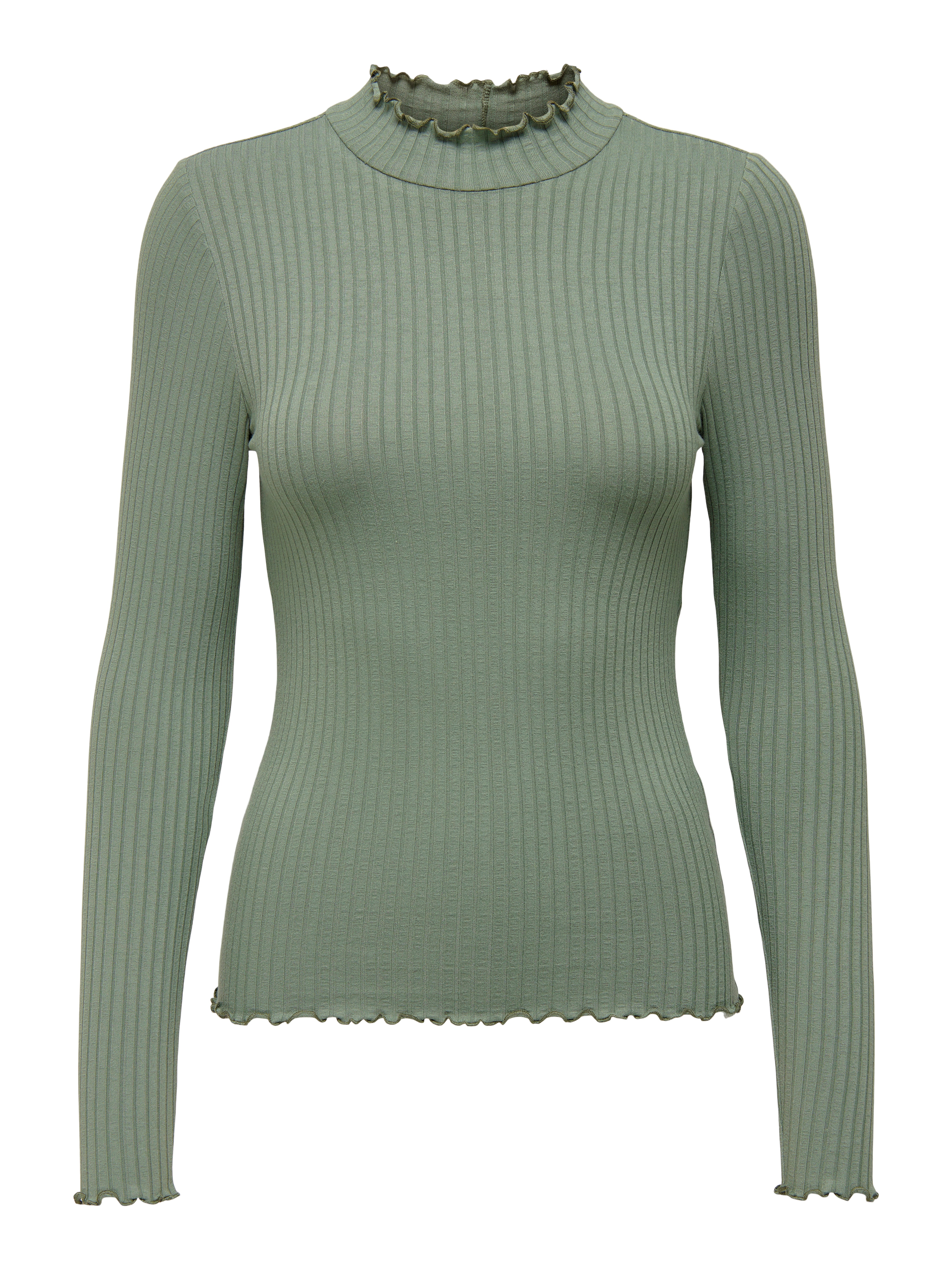 Green turtleneck top sale