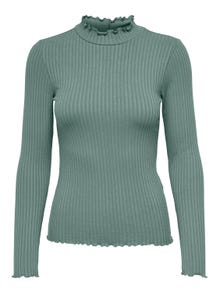 ONLY Stretch fit Hoge hals Top -Chinois Green - 15228065