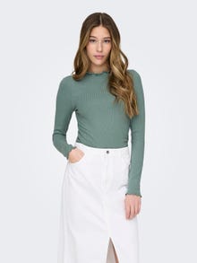 ONLY Long sleeved Top -Chinois Green - 15228065