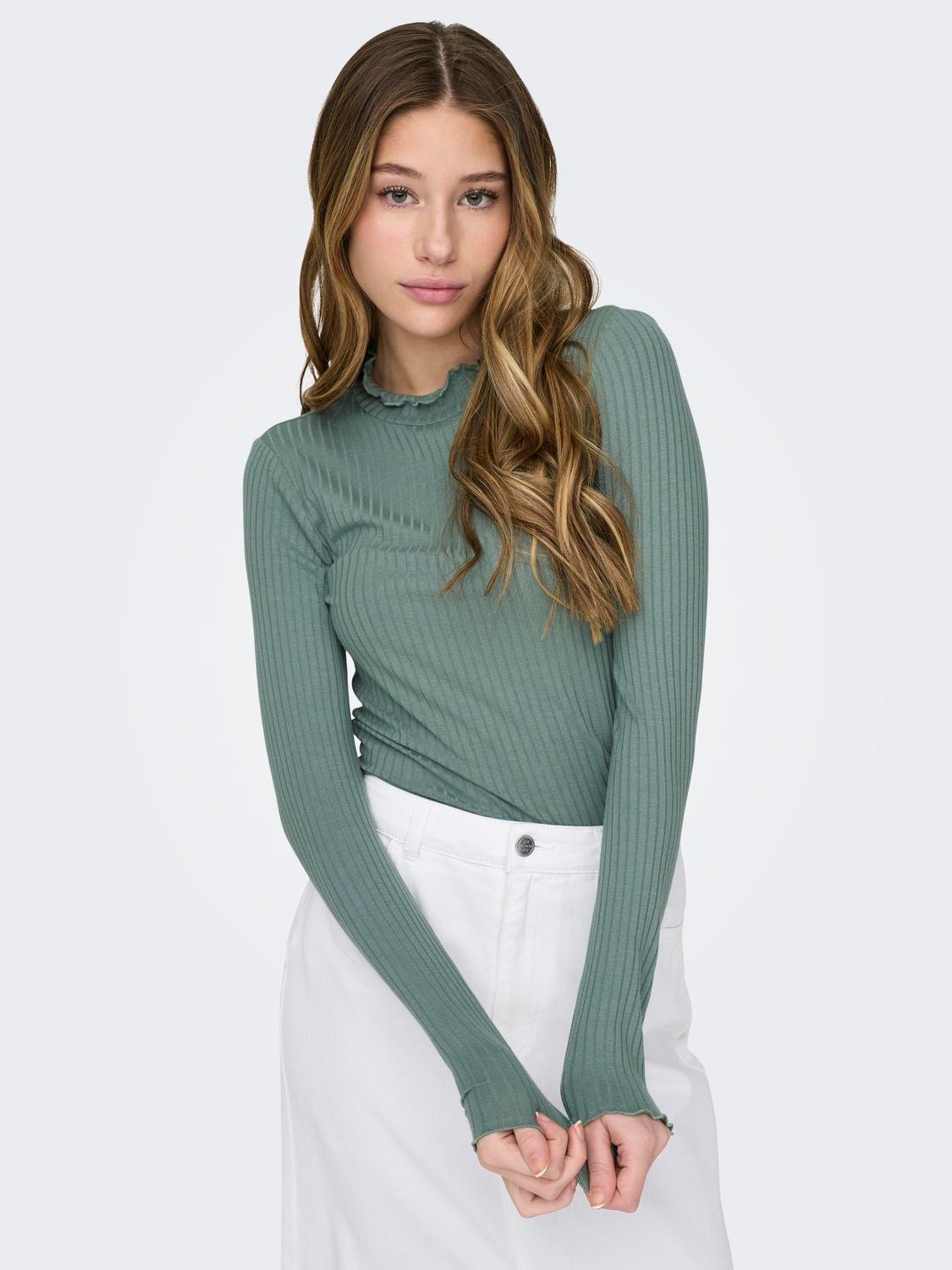ONLY Longsleeve Top -Chinois Green - 15228065