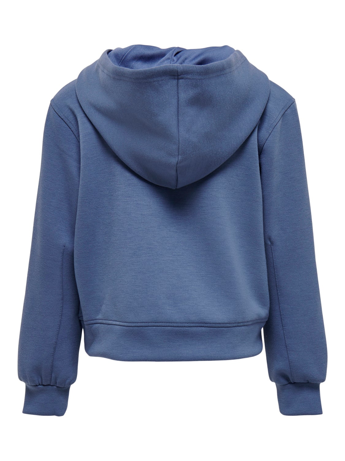 cropped light blue hoodie