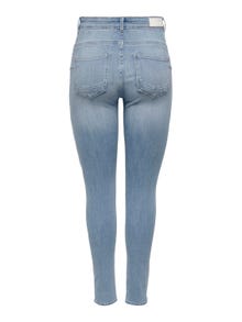 ONLY Jeans Skinny Fit Taille moyenne -Special Bright Blue Denim - 15228584