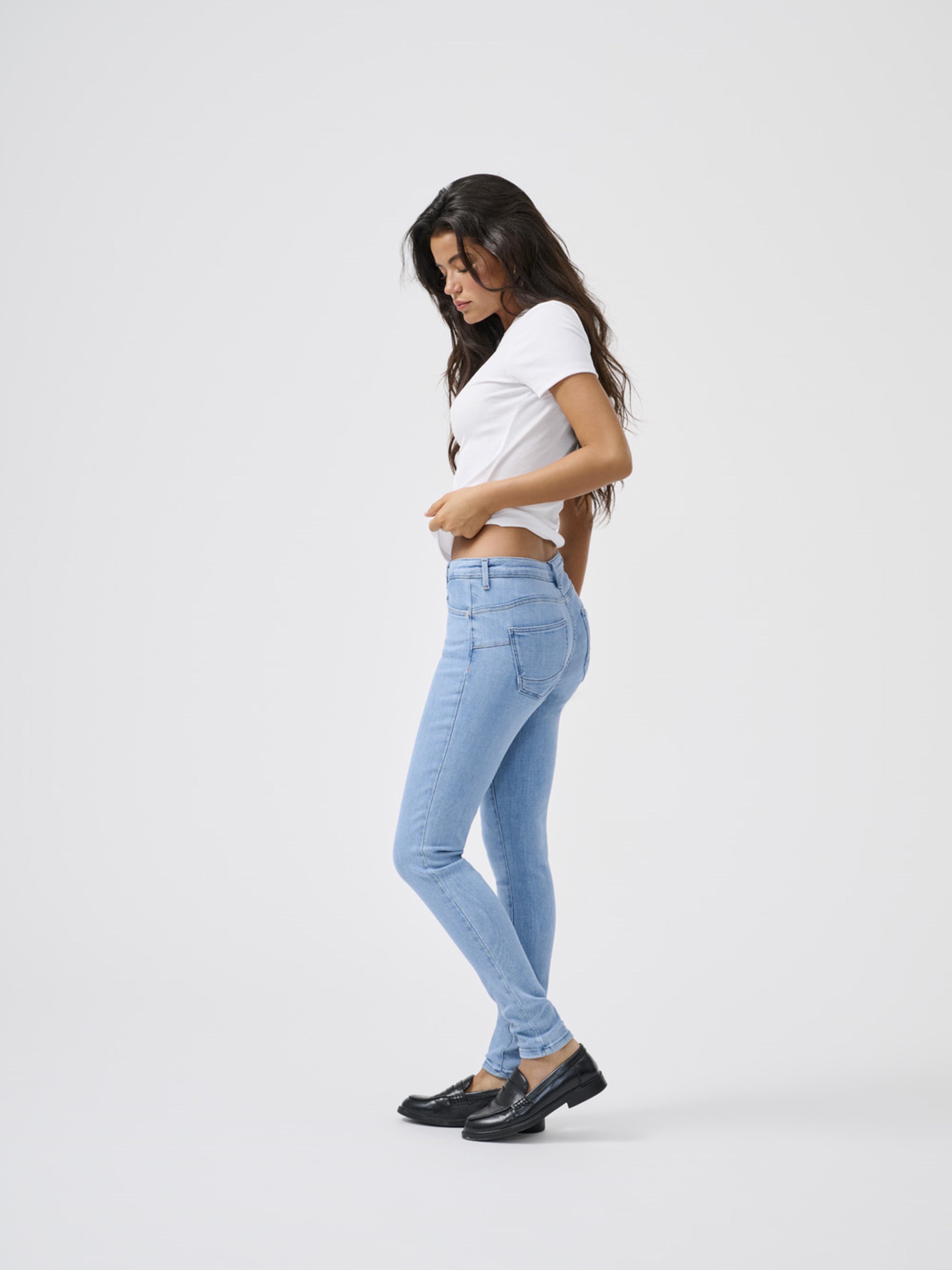 Thumbnail - Onlpower Mittlere Taille Skinny Fit Jeans