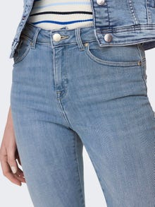 ONLY ONLPOWER MID Waist POUSH UP Skinny Jeans -Special Bright Blue Denim - 15228584