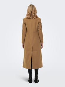 ONLY Extra-longue Manteau -Toasted Coconut - 15228607