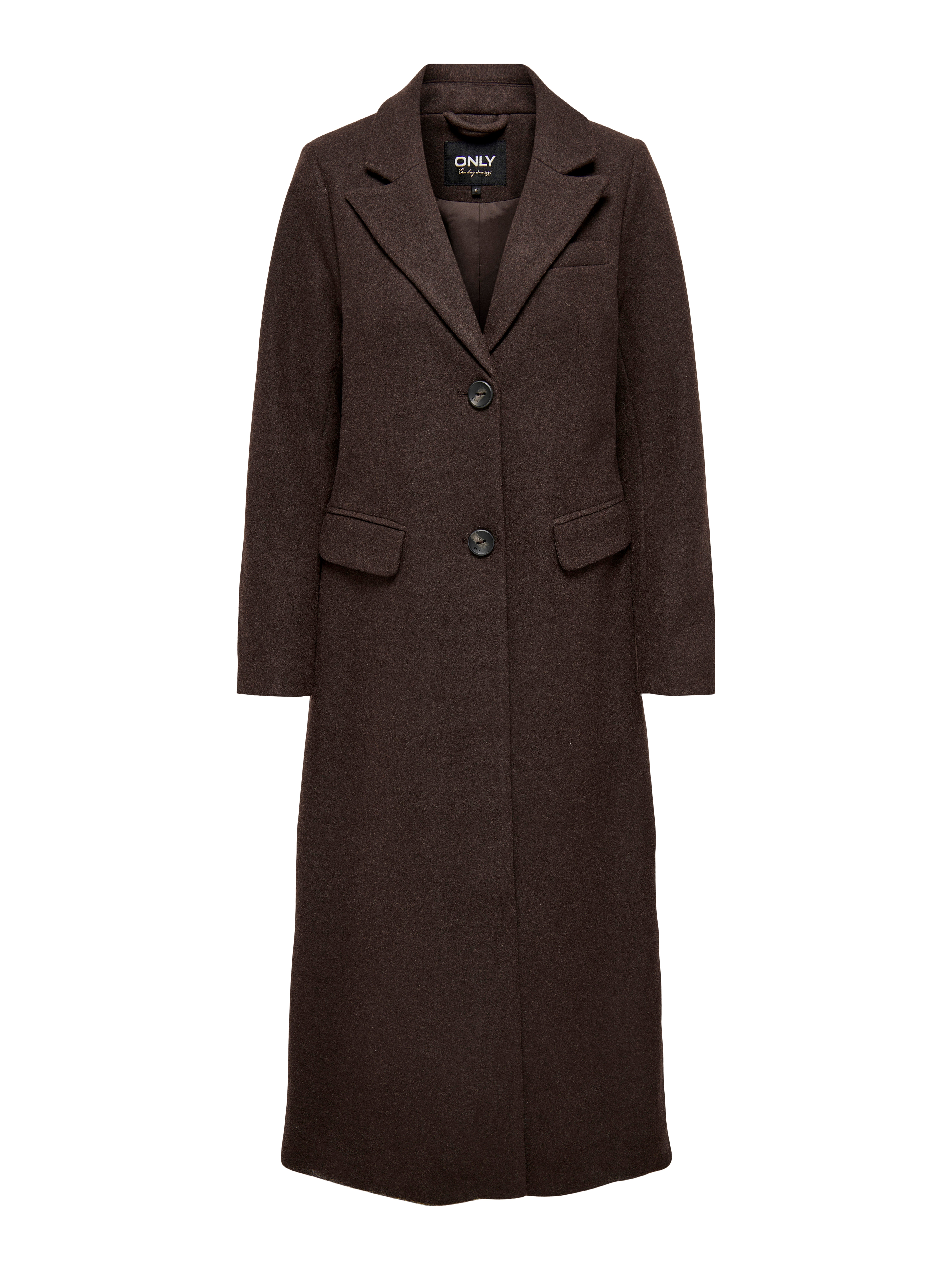X-long coat | Dark Brown | ONLY®