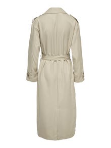 ONLY Trench-coats Col à revers -Humus - 15228624