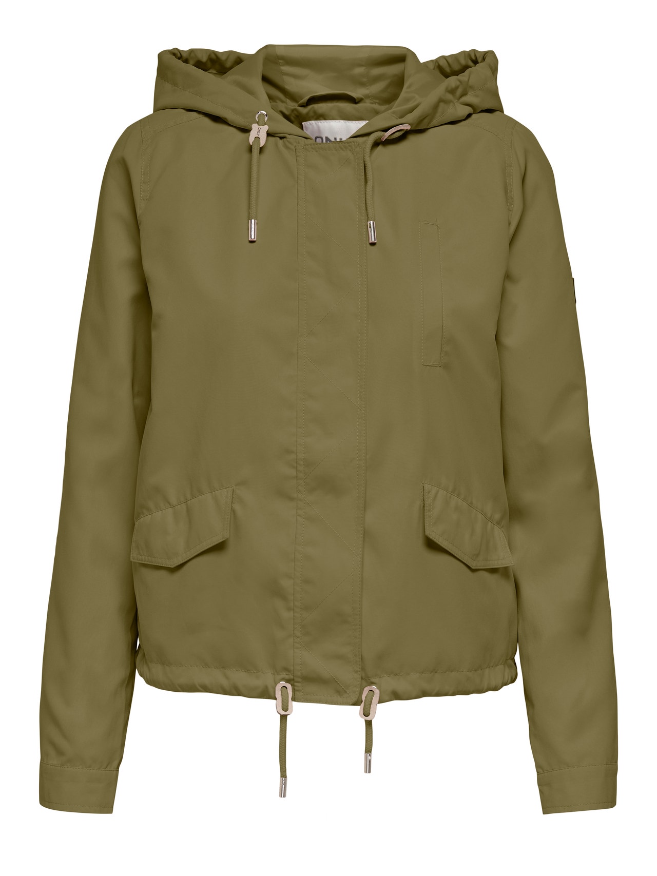 ONLY Tall hooded jacket -Olive Drab - 15228627