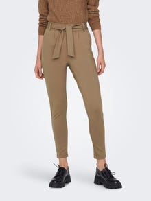 ONLY Regular Fit Trousers -Tigers Eye - 15228796