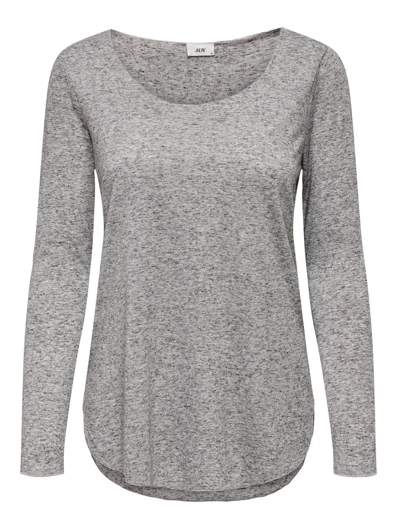 ONLY Normal passform O-ringning T-shirt -Light Grey Melange - 15228826