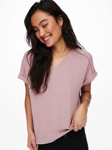 ONLY Loose fitted Top -Woodrose - 15229004