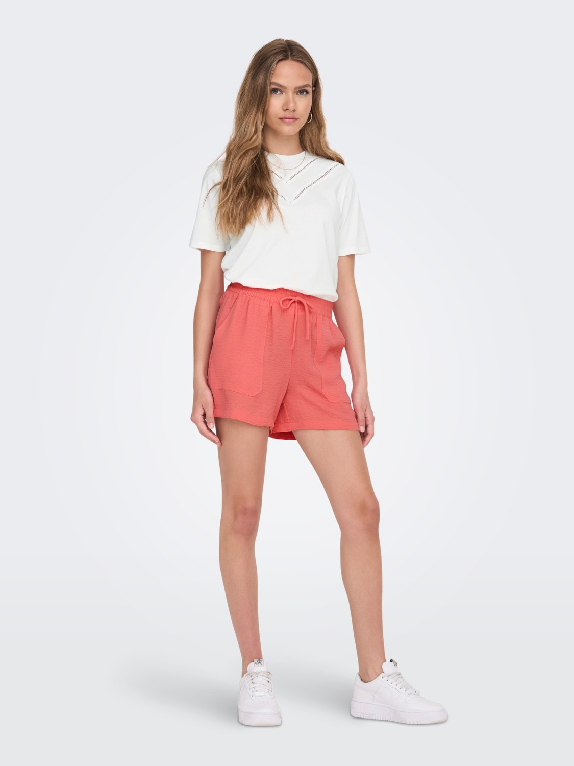 ONLY Loose Fit Shorts -Georgia Peach - 15229049