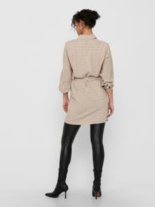 ONLY Detailed Long Sleeved dress -Humus - 15229074